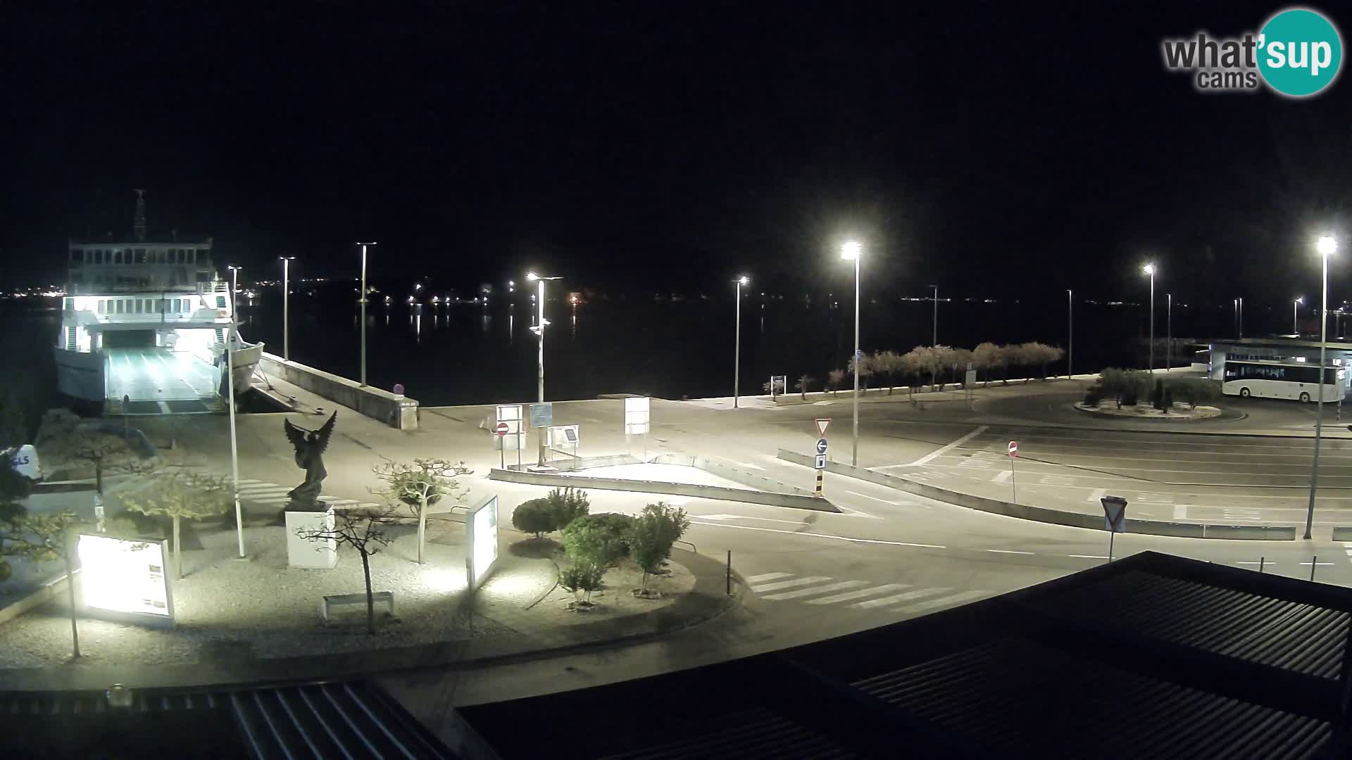 Webcam Ugliano – terminal traghetto da Preko a Zara