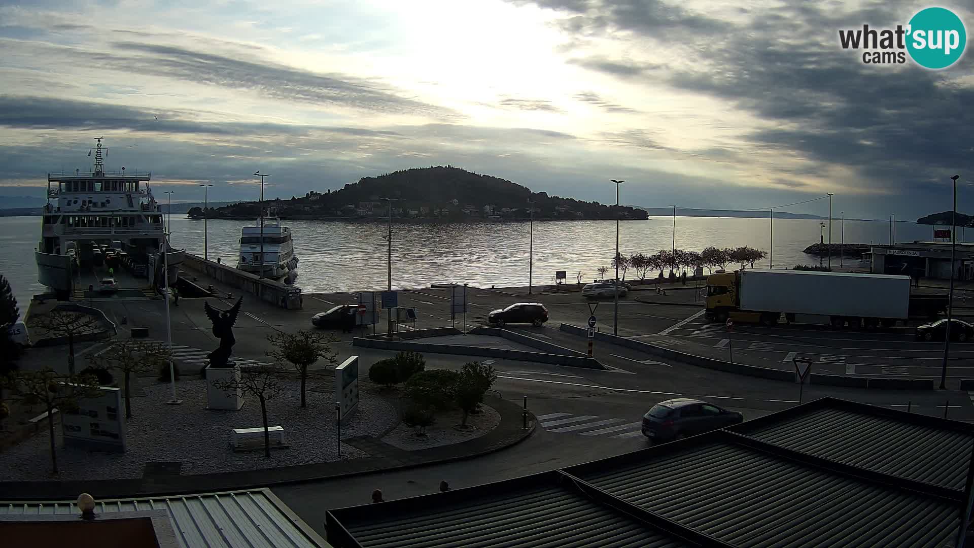 Webcam Ugliano – terminal traghetto da Preko a Zara
