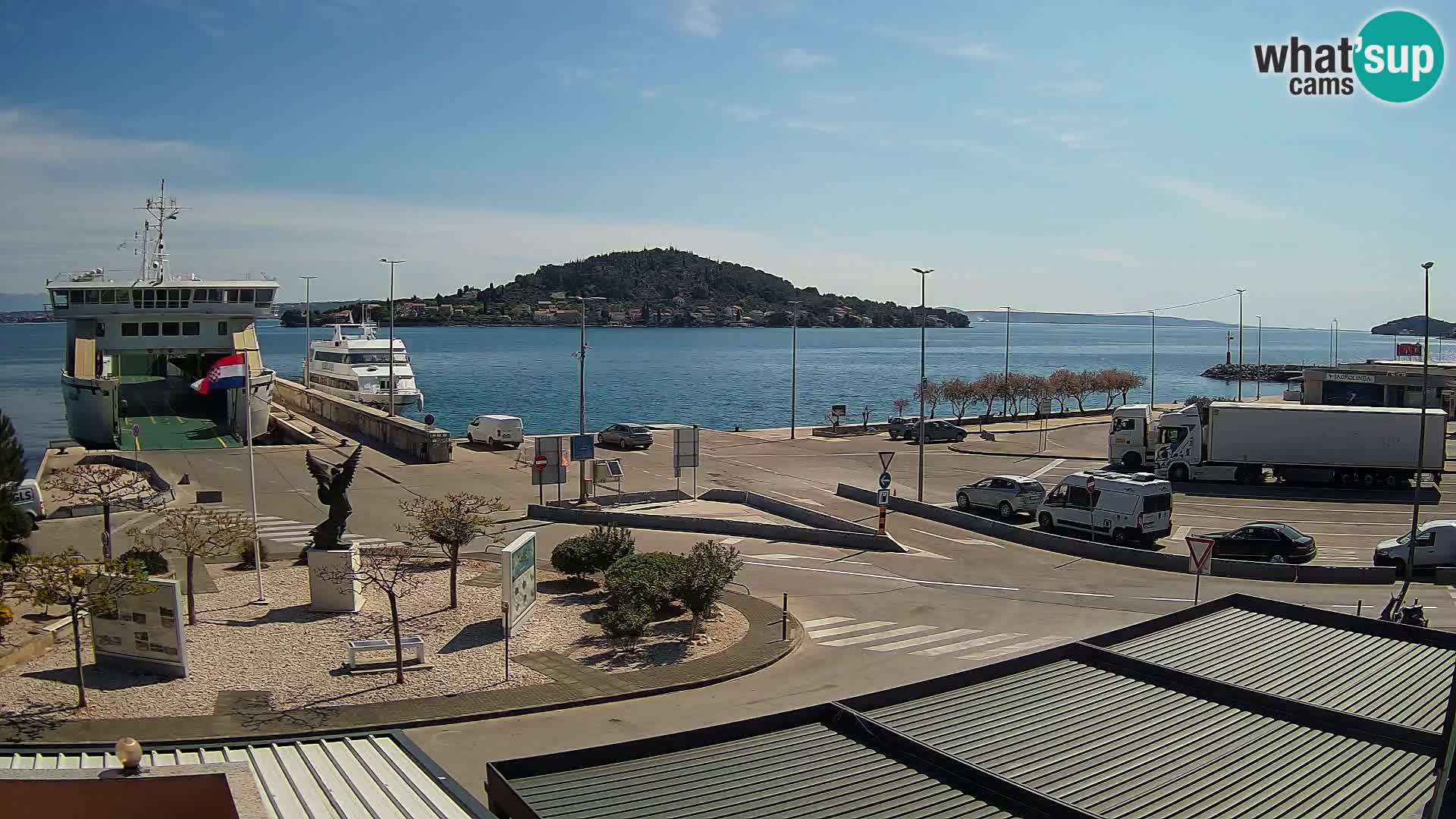 UGLJAN Webcam – Preko-Fähre nach Zadar