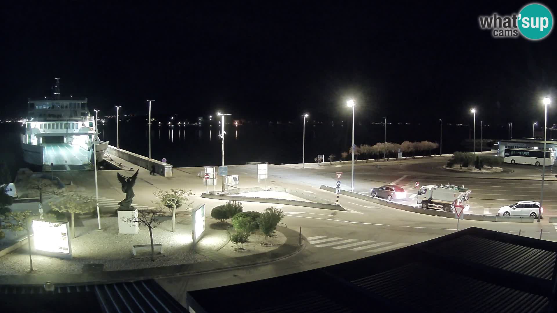 Webcam Ugliano – terminal traghetto da Preko a Zara