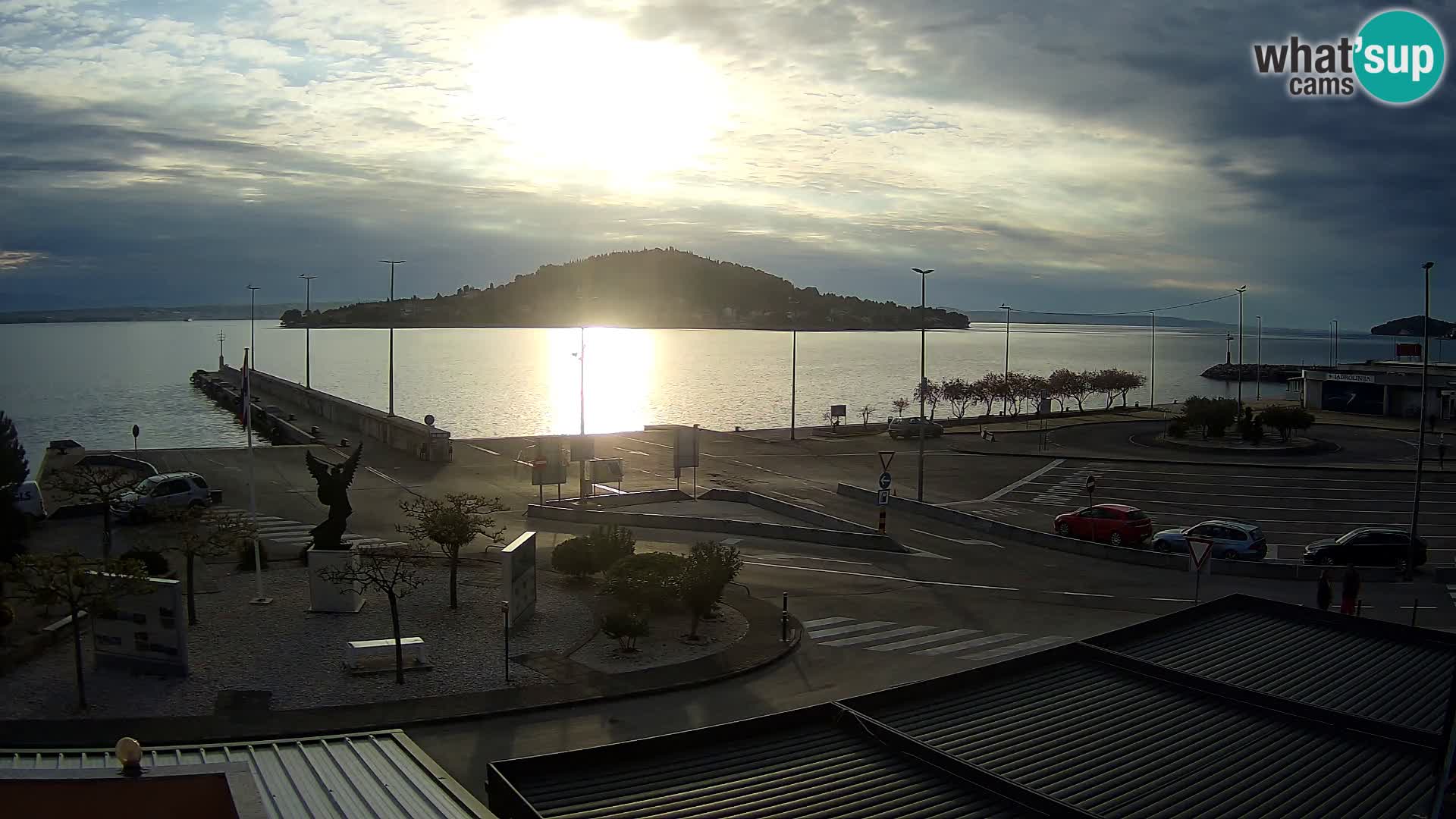 Webcam Ugliano – terminal traghetto da Preko a Zara