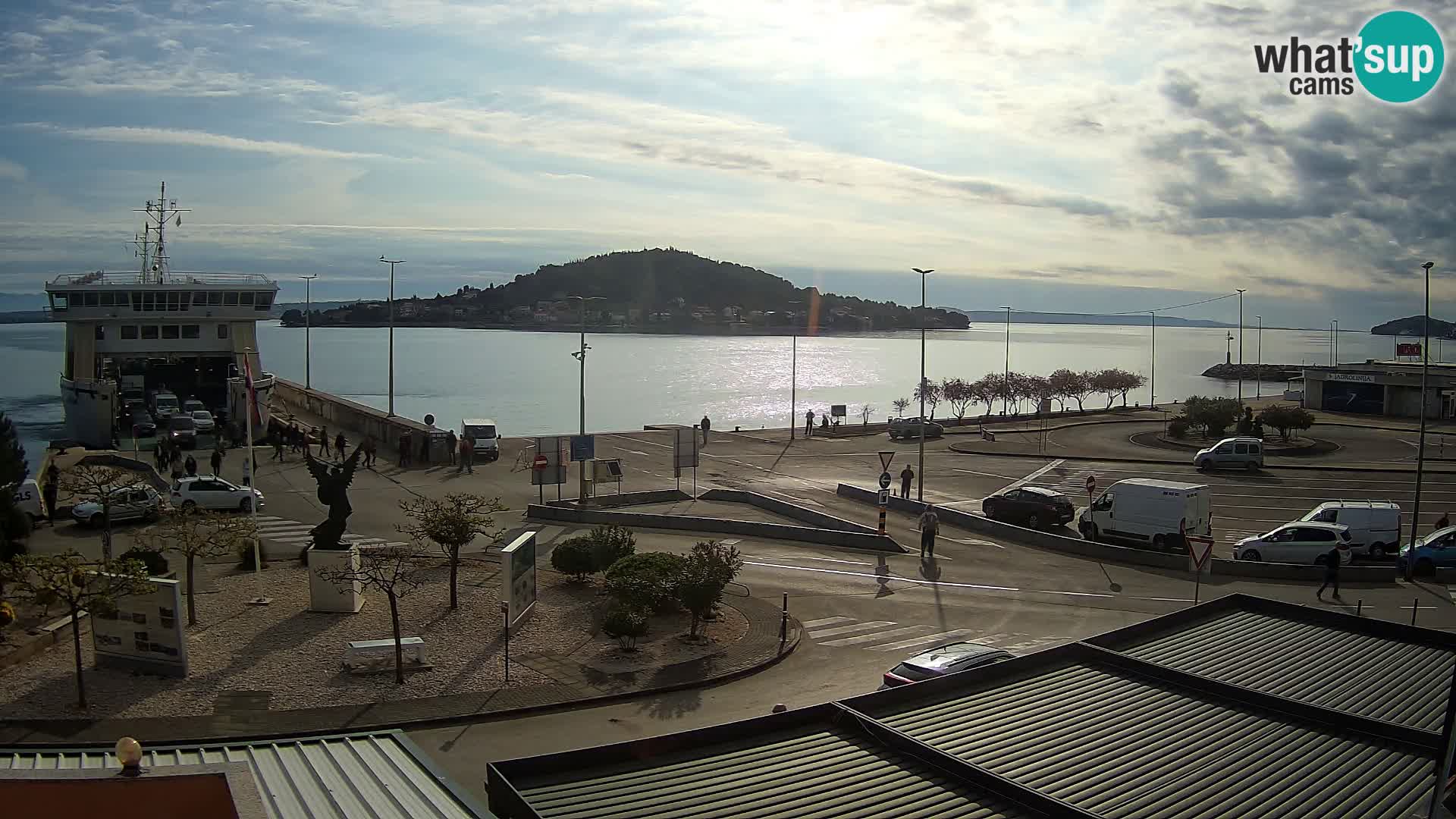 Webcam Ugljan – Preko Ferry to Zadar