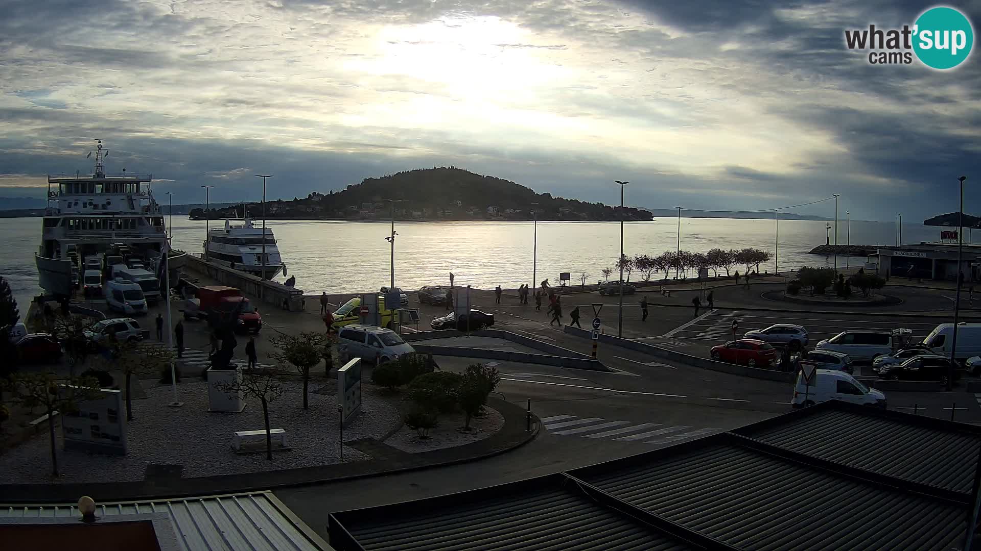 Webcam Ugljan – Preko Ferry to Zadar