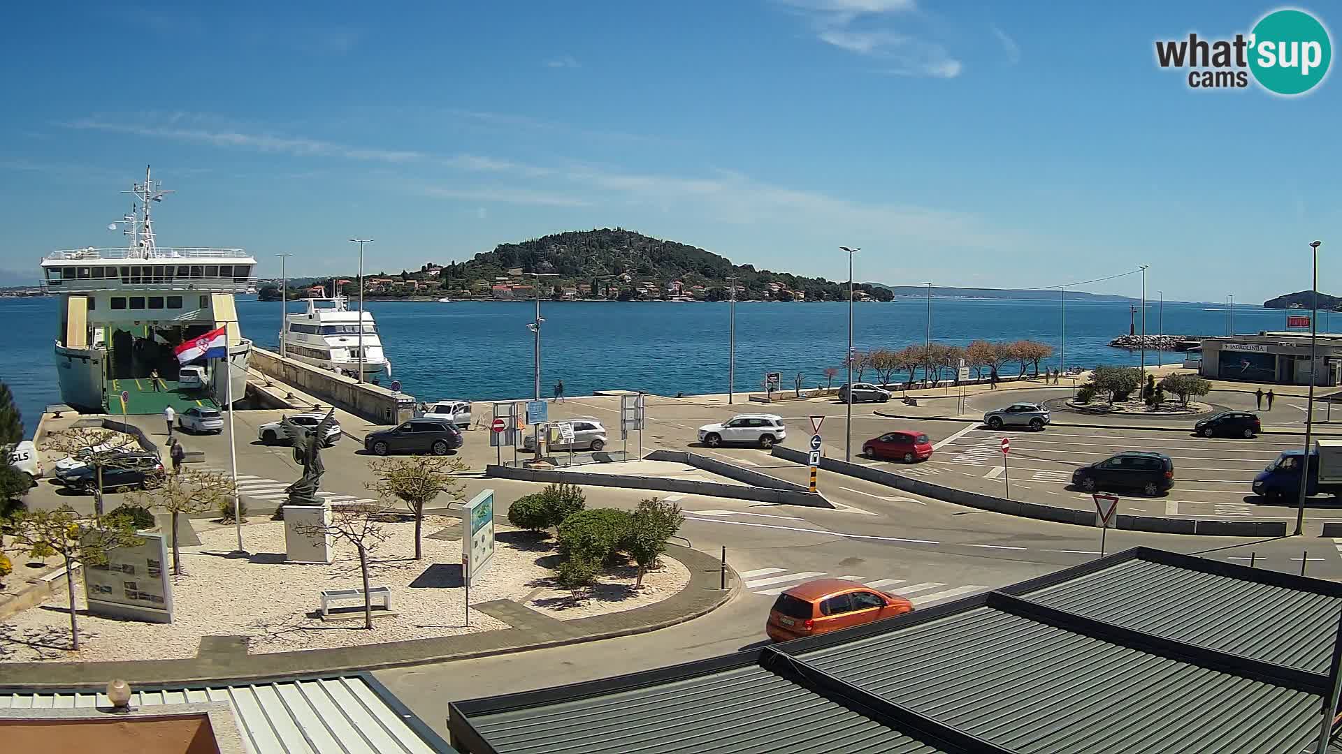 Webcam Ugljan – Preko Ferry to Zadar