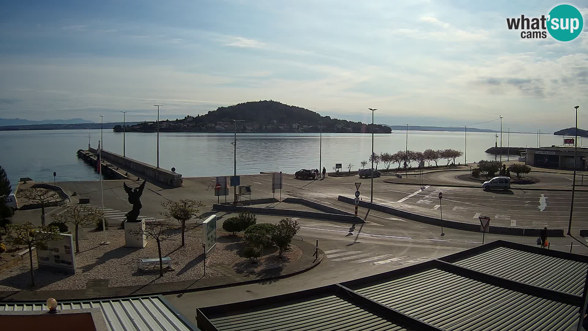 Webcam Ugliano – terminal traghetto da Preko a Zara