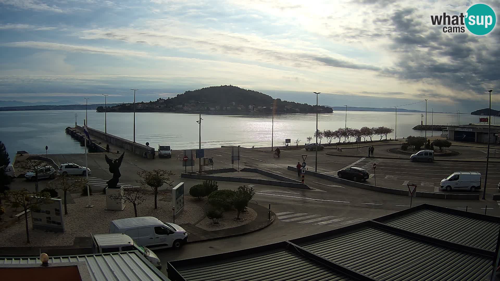 Webcam Ugliano – terminal traghetto da Preko a Zara