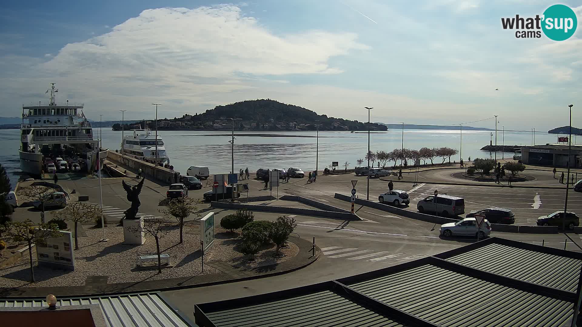 Webcam Ugljan – Preko Ferry to Zadar