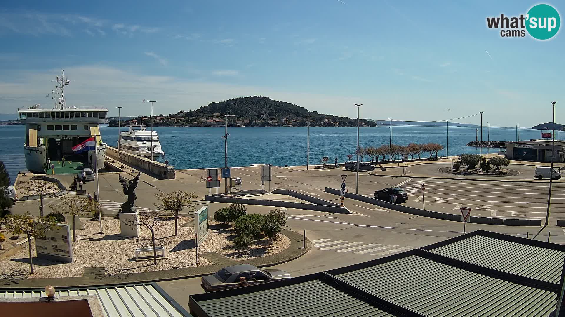 Webcam Ugljan – Preko Ferry to Zadar