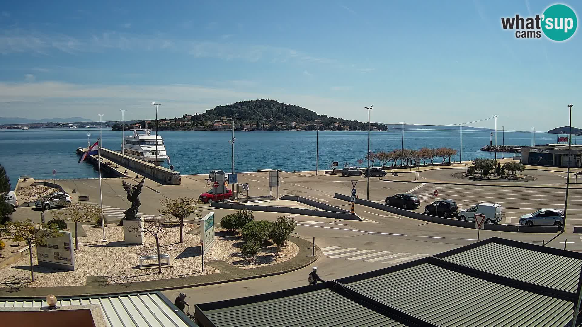 Webcam Ugljan – Preko Ferry to Zadar