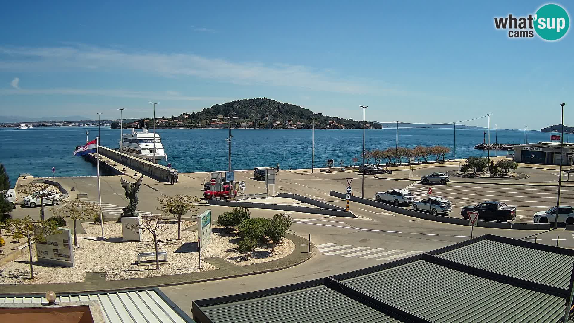 Webcam Ugliano – terminal traghetto da Preko a Zara