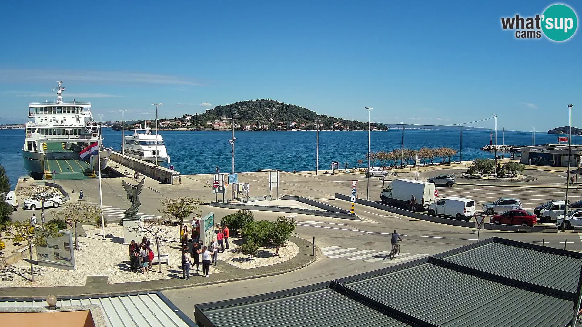 Webcam Ugljan – Preko Ferry to Zadar