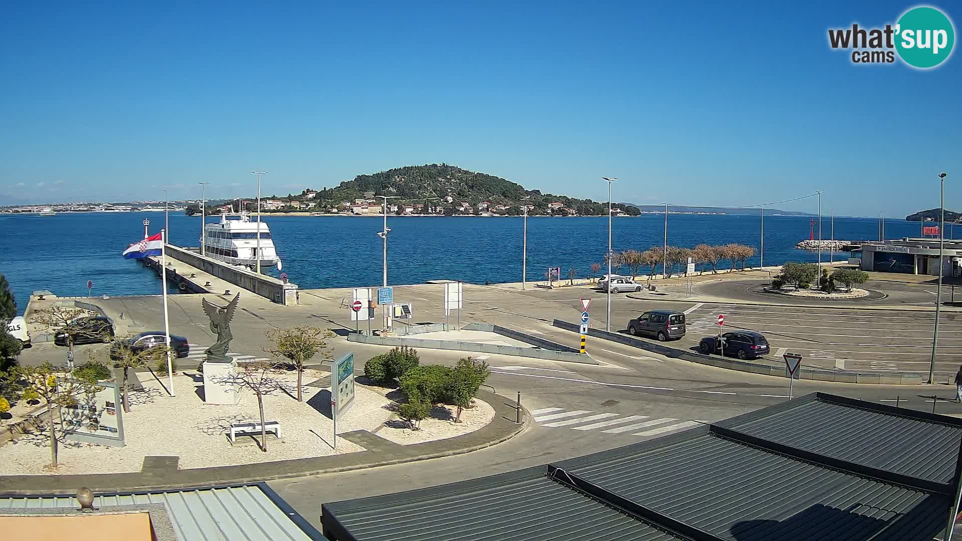 Spletna kamera Ugljan – trajekt Preko – Zadar