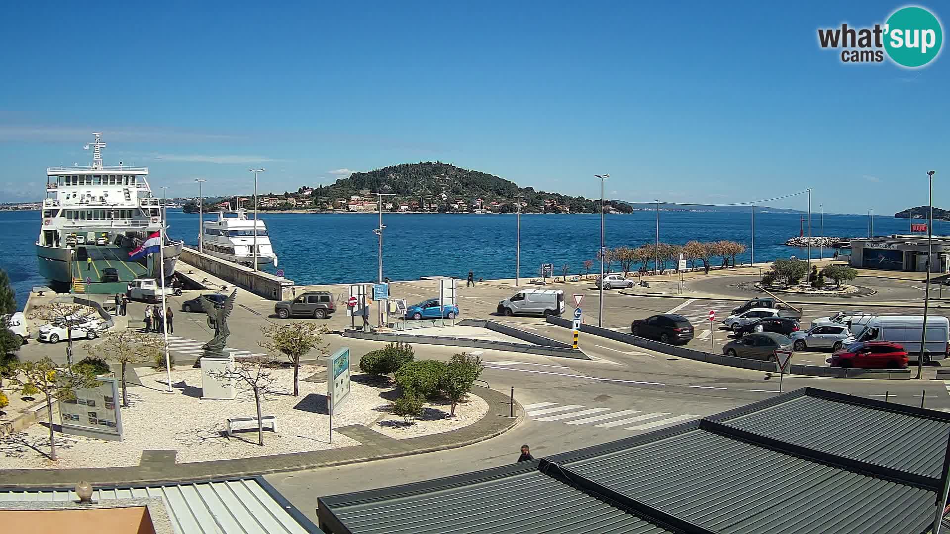 Webcam Ugliano – terminal traghetto da Preko a Zara