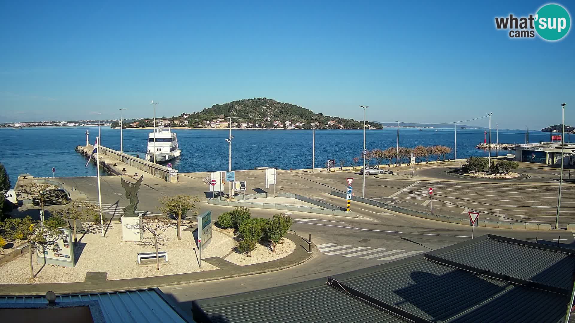 Spletna kamera Ugljan – trajekt Preko – Zadar
