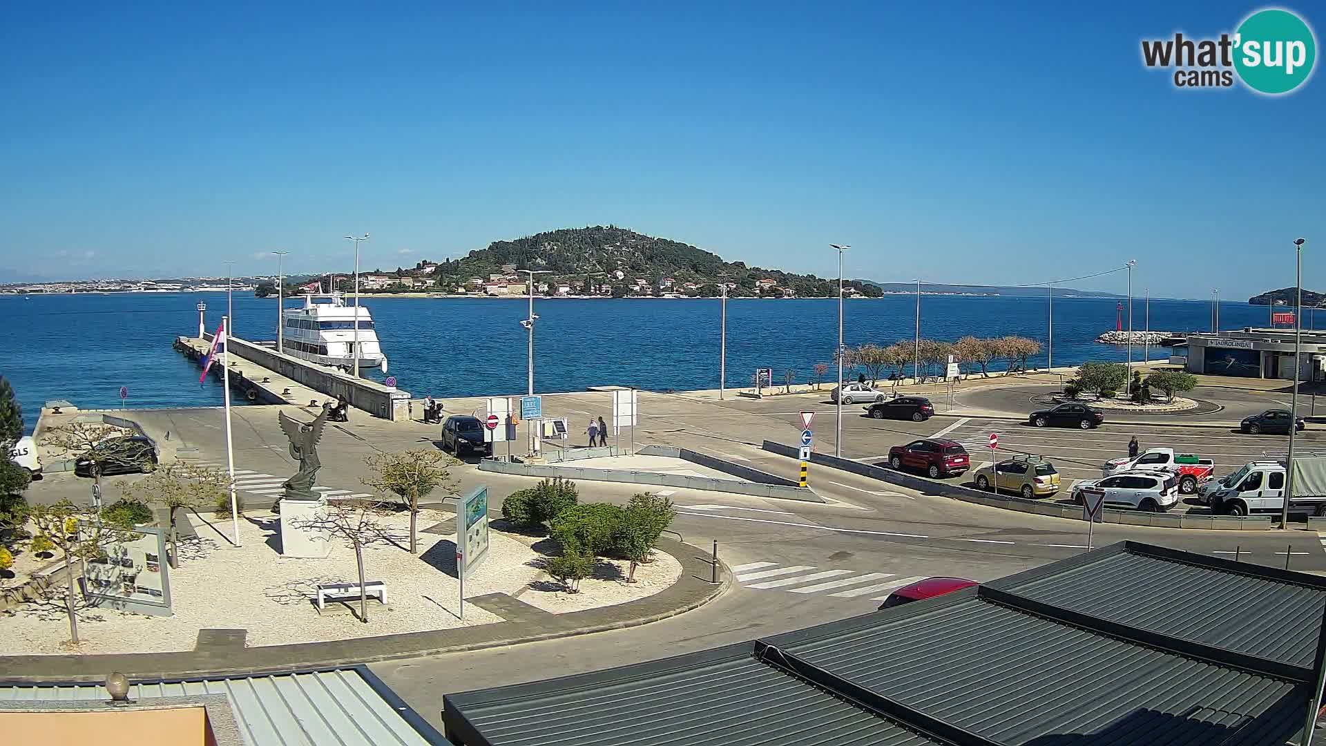 Spletna kamera Ugljan – trajekt Preko – Zadar