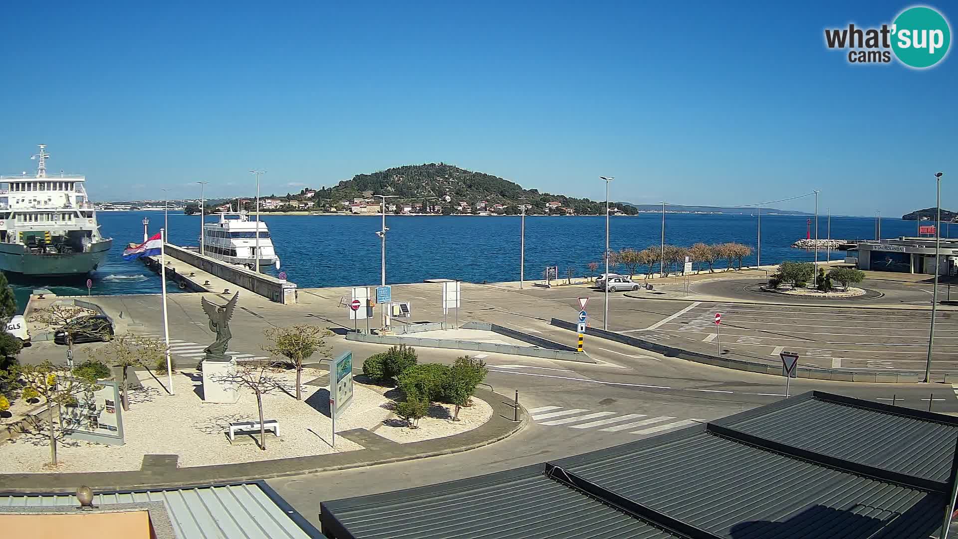 Webcam Ugljan – Preko Ferry to Zadar
