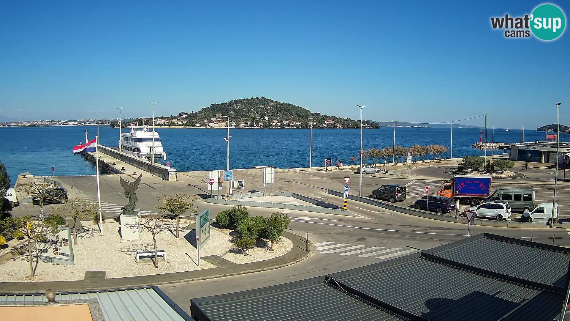 Webcam Ugljan – Preko Ferry to Zadar