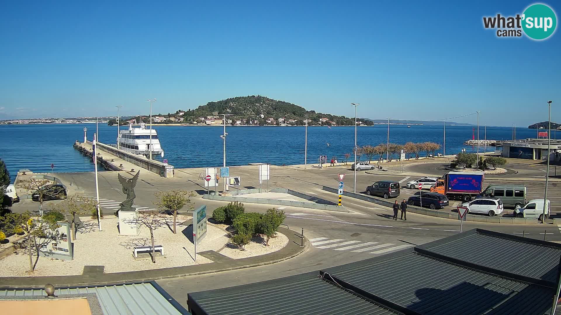 Webcam Ugliano – terminal traghetto da Preko a Zara