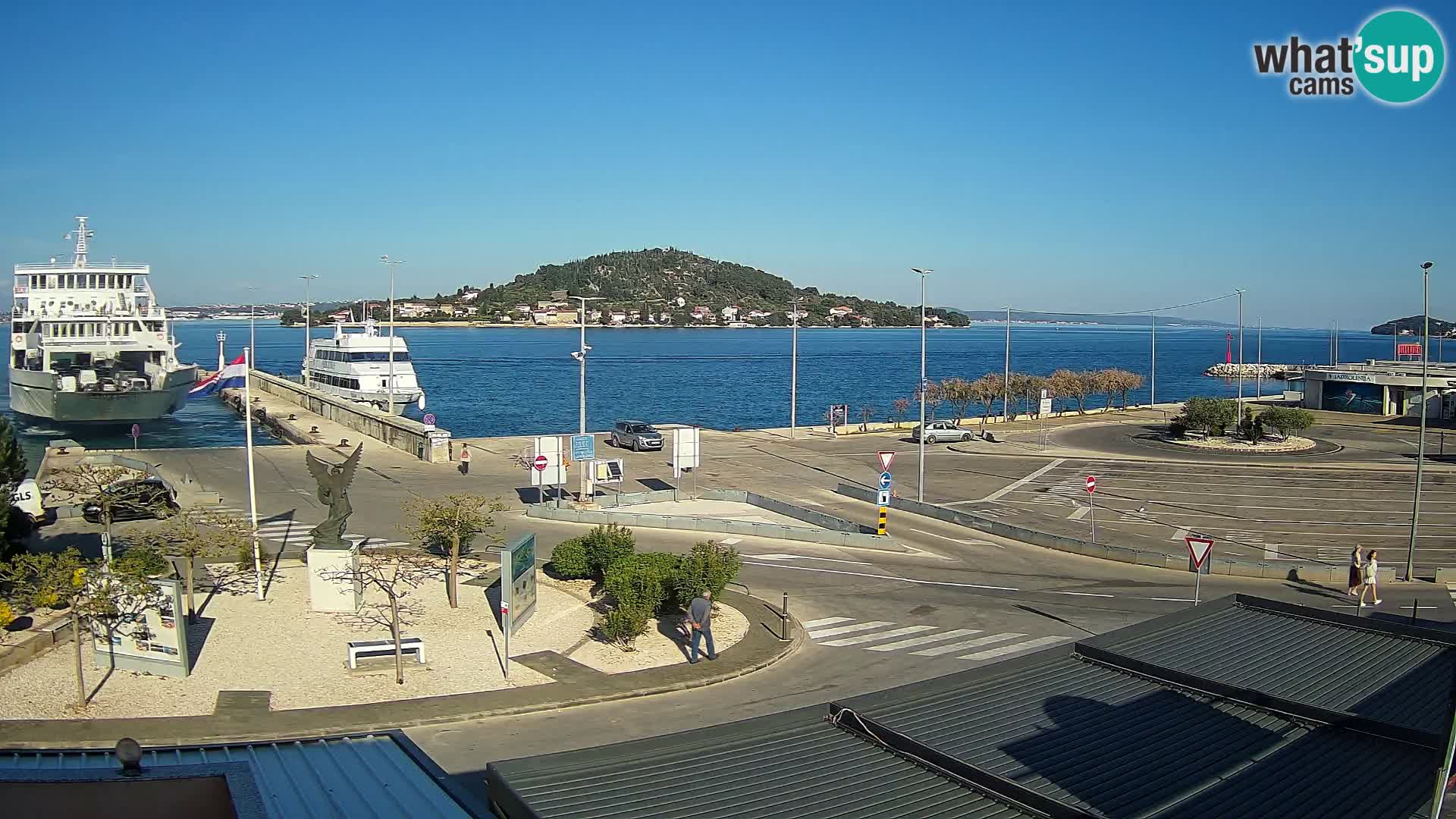 Webcam Ugljan – Preko Ferry to Zadar