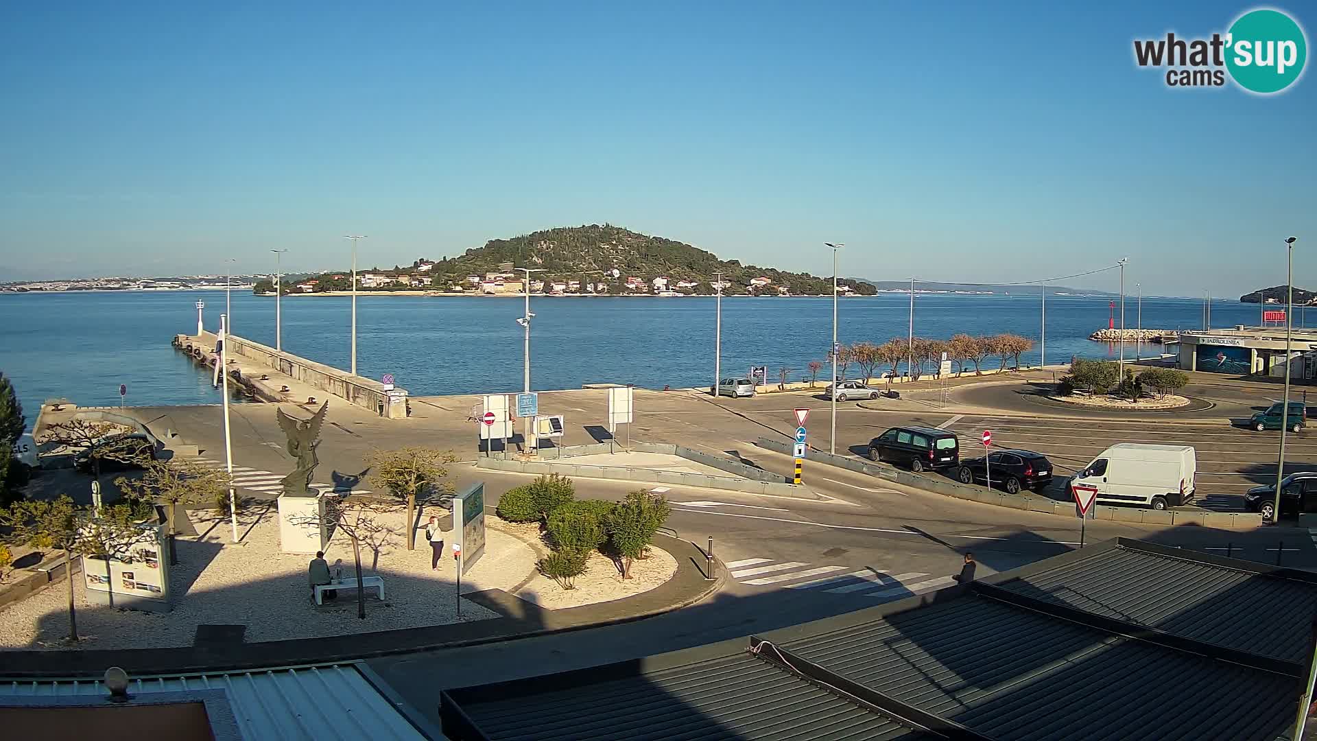 Webcam Ugliano – terminal traghetto da Preko a Zara