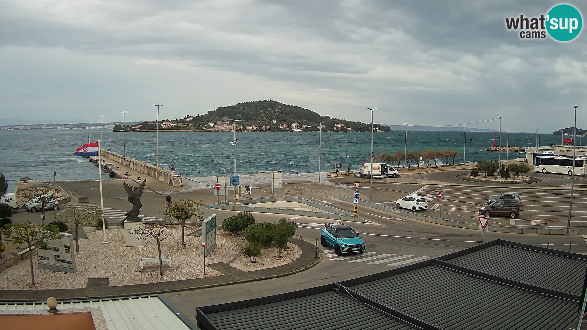 Spletna kamera Ugljan – trajekt Preko – Zadar