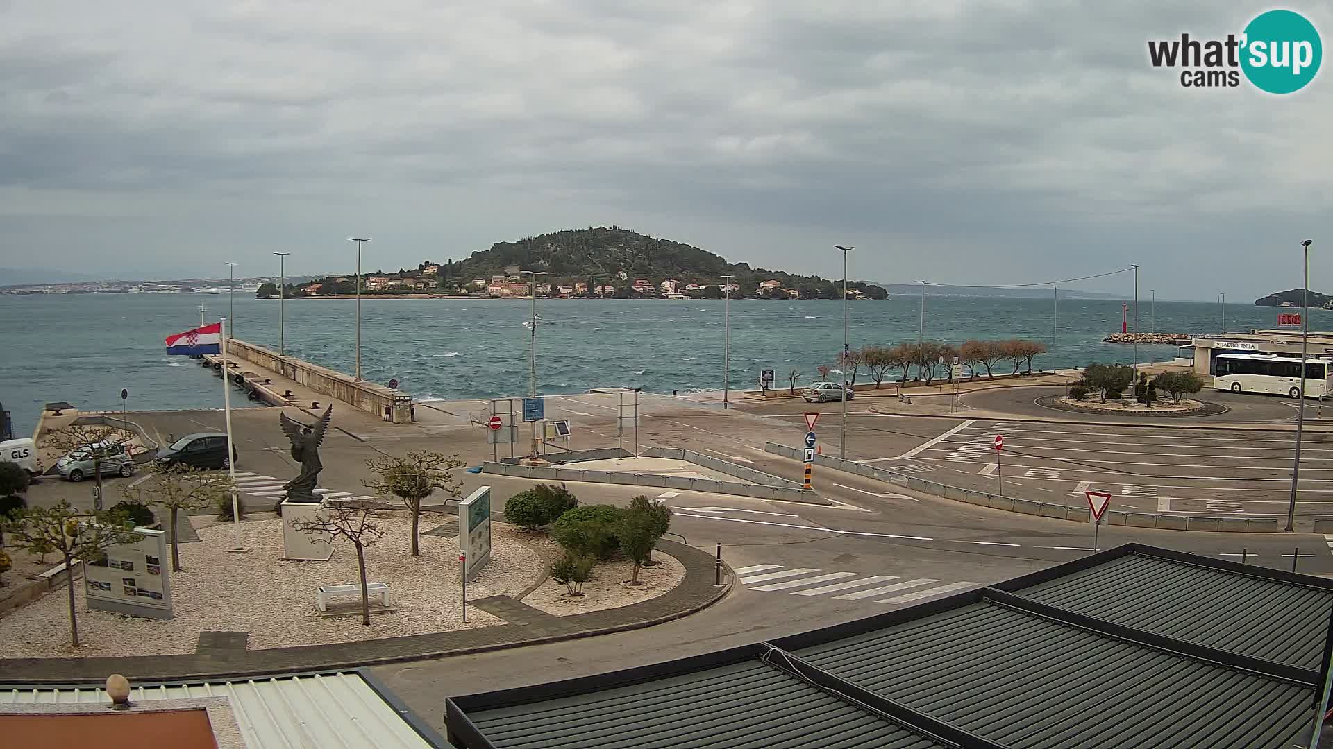 Web kamera Ugljan – Preko trajekt za Zadar