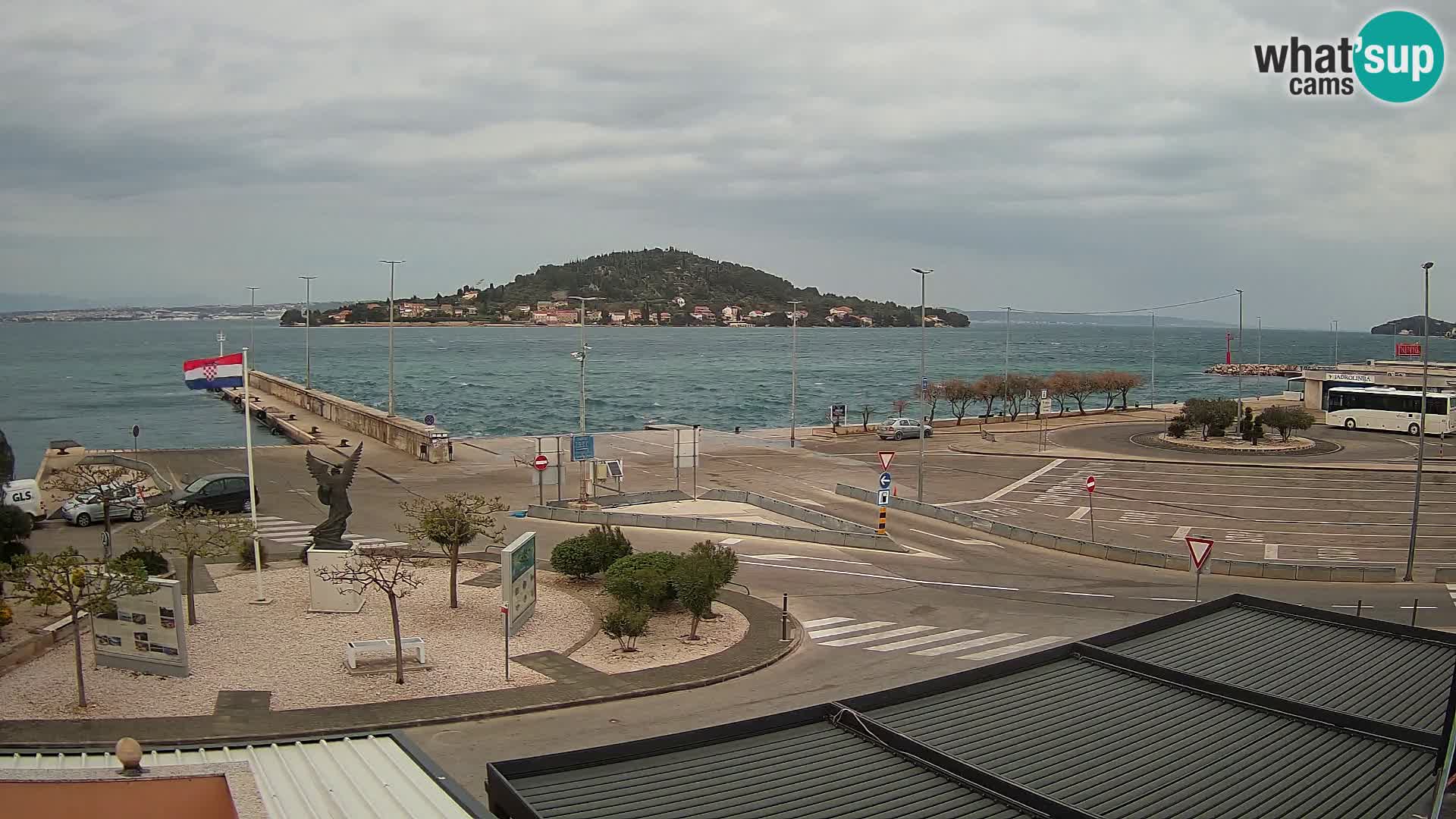 Web kamera Ugljan – Preko trajekt za Zadar