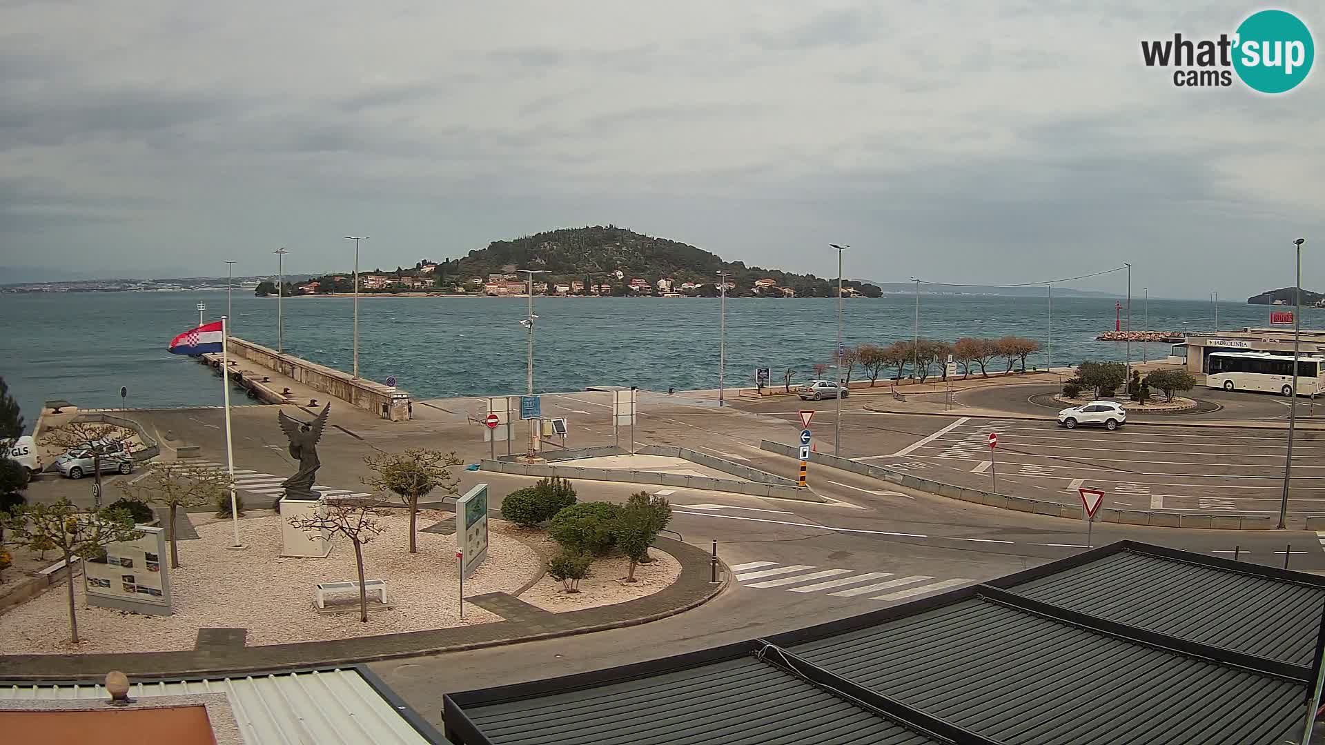Spletna kamera Ugljan – trajekt Preko – Zadar
