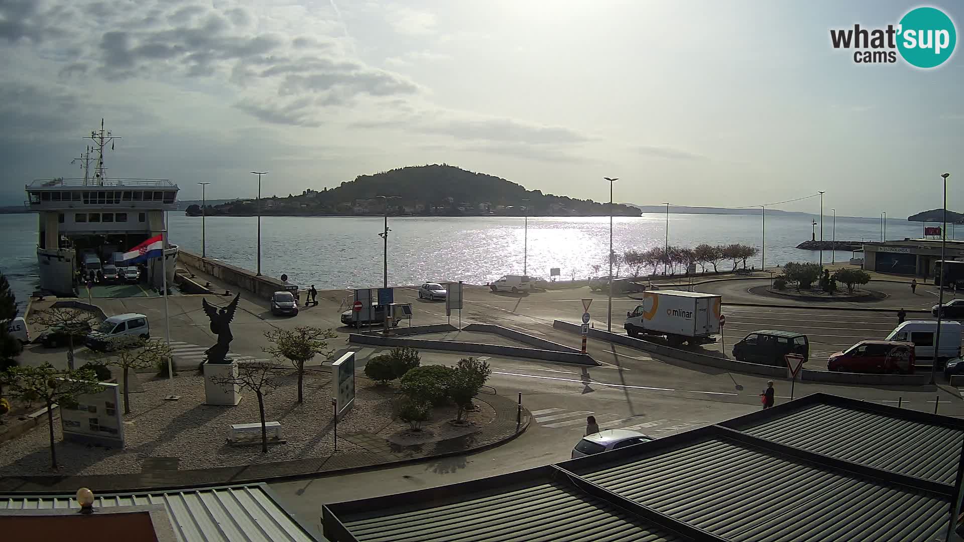 Web kamera Ugljan – Preko trajekt za Zadar