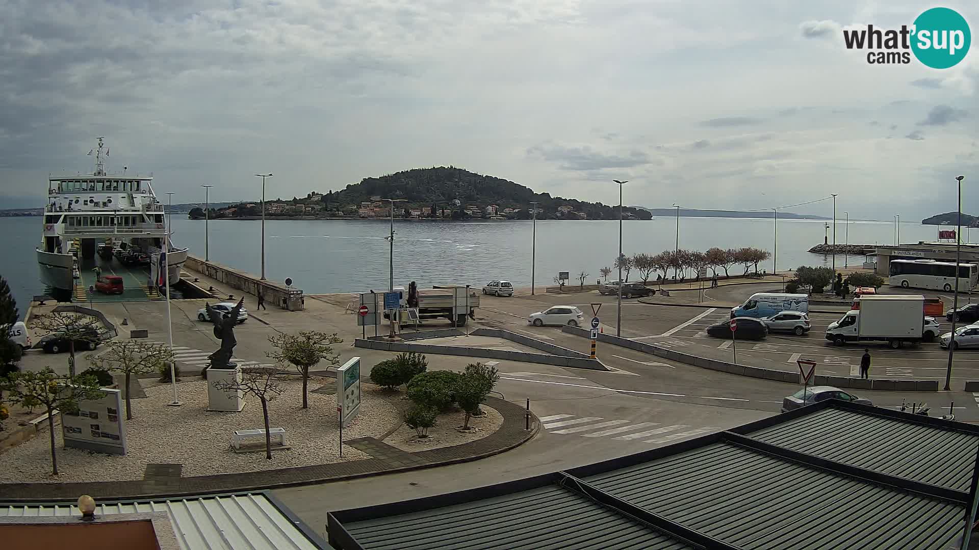 Webcam Ugliano – terminal traghetto da Preko a Zara