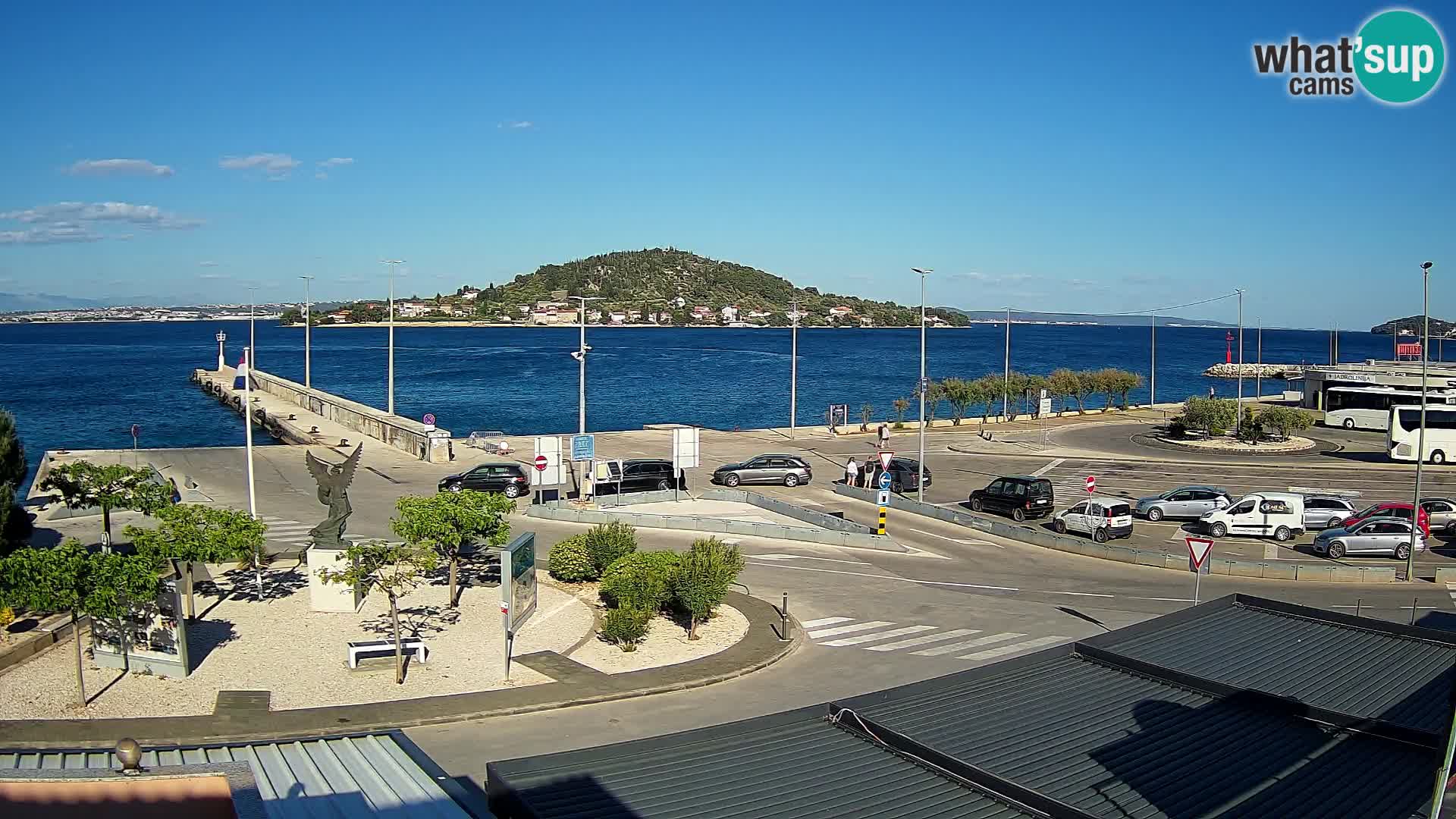 Webcam Ugliano – terminal traghetto da Preko a Zara