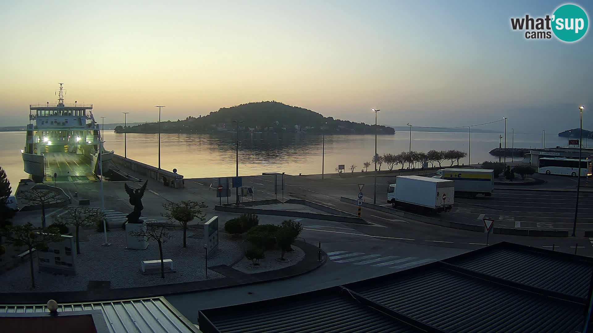 Spletna kamera Ugljan – trajekt Preko – Zadar