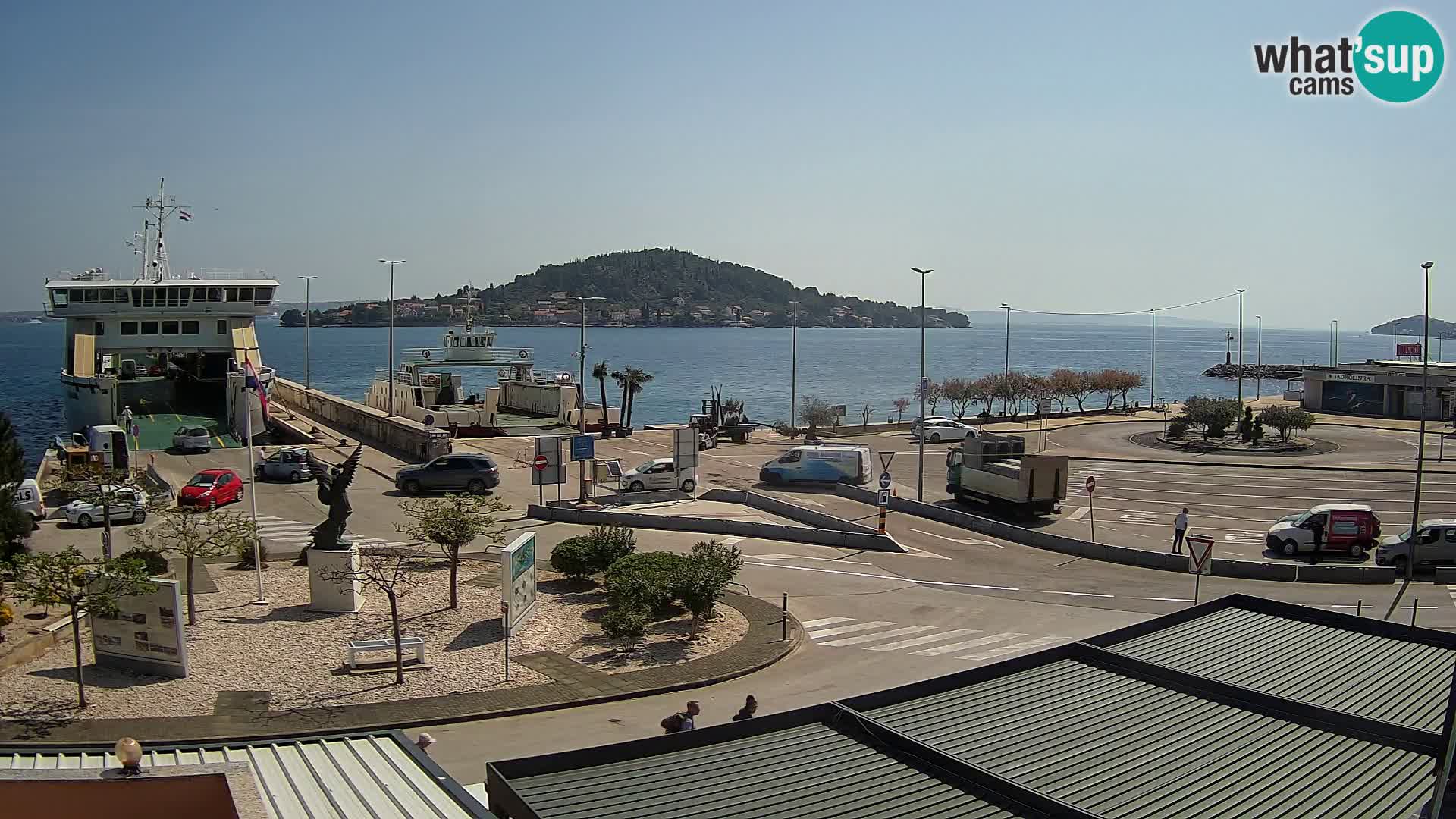 Webcam Ugljan – Preko Ferry to Zadar