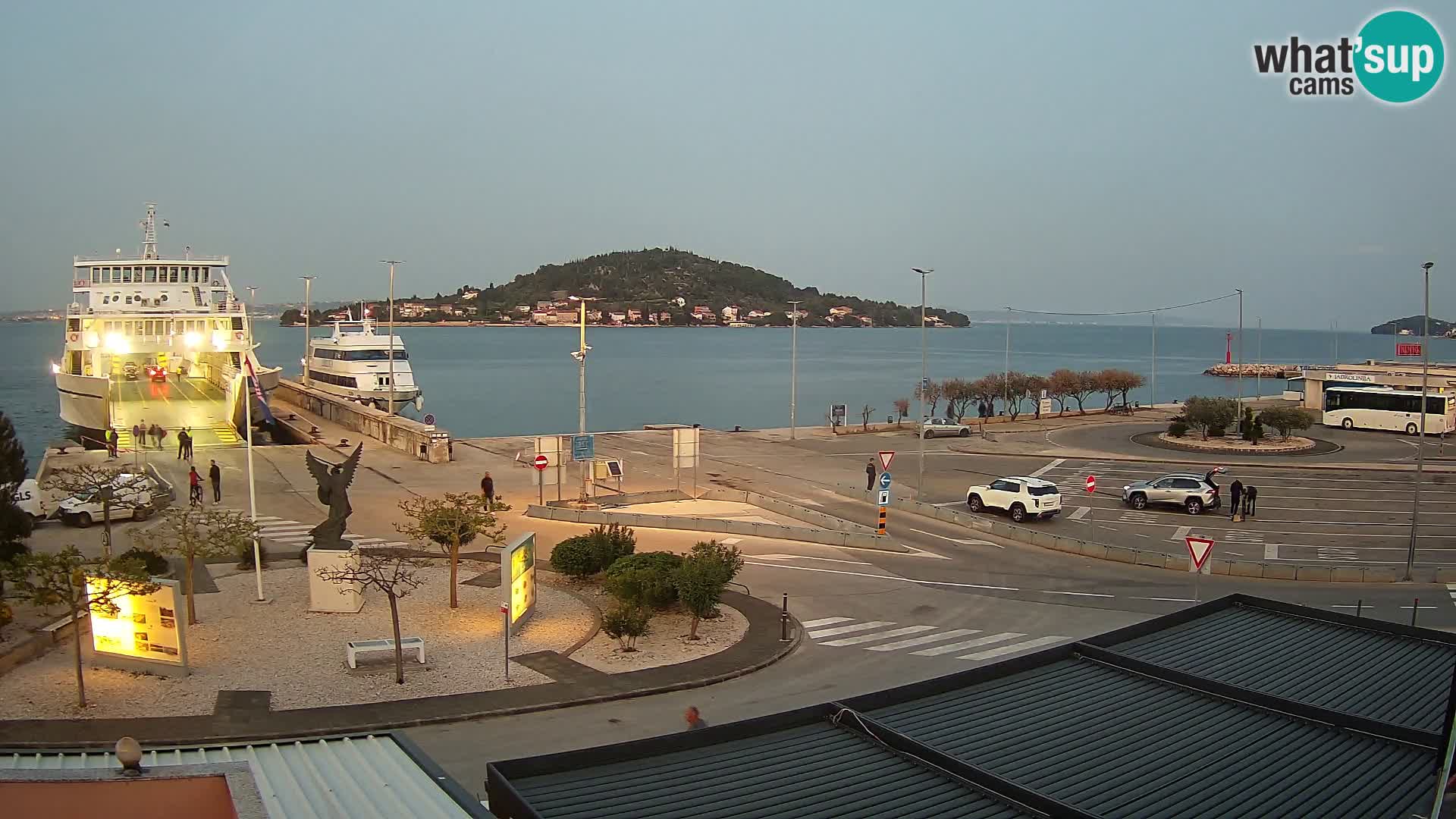 Webcam Ugliano – terminal traghetto da Preko a Zara