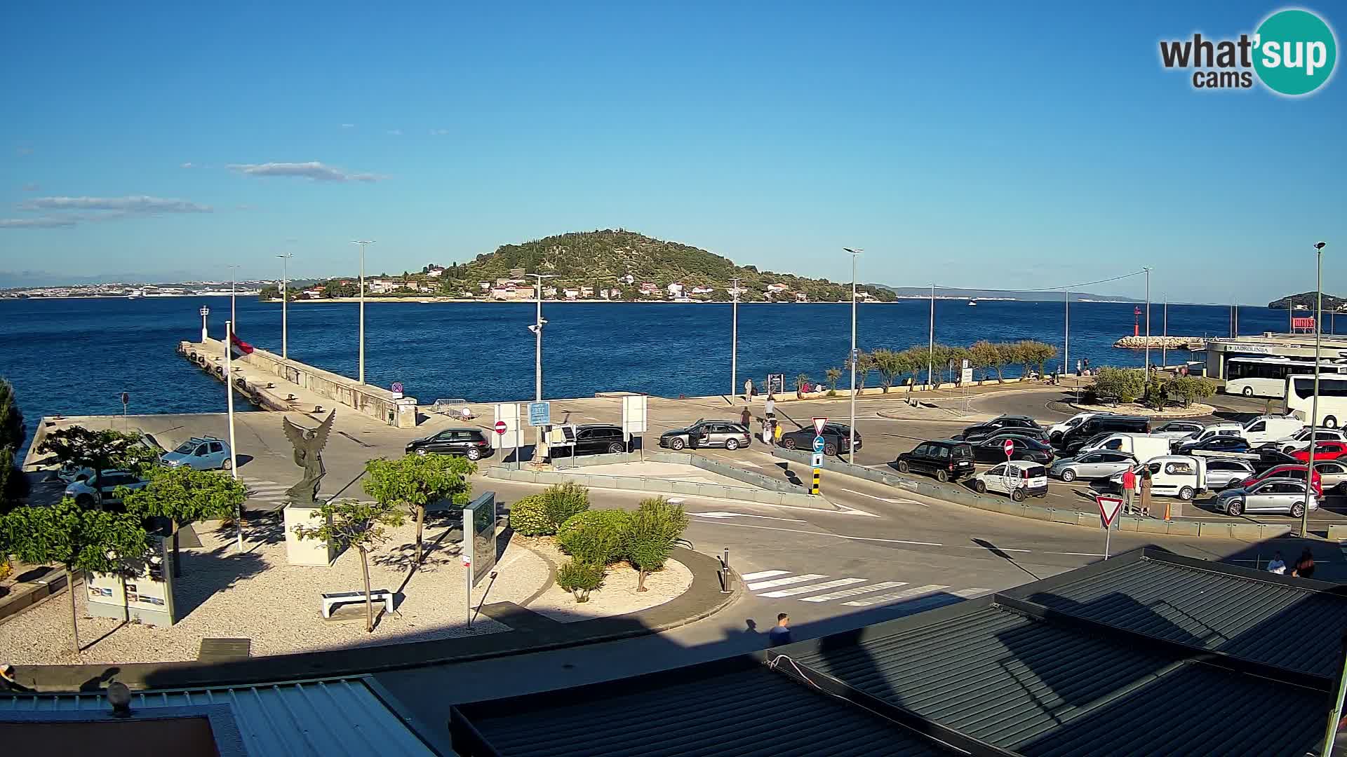 Webcam Ugljan – Preko Ferry to Zadar