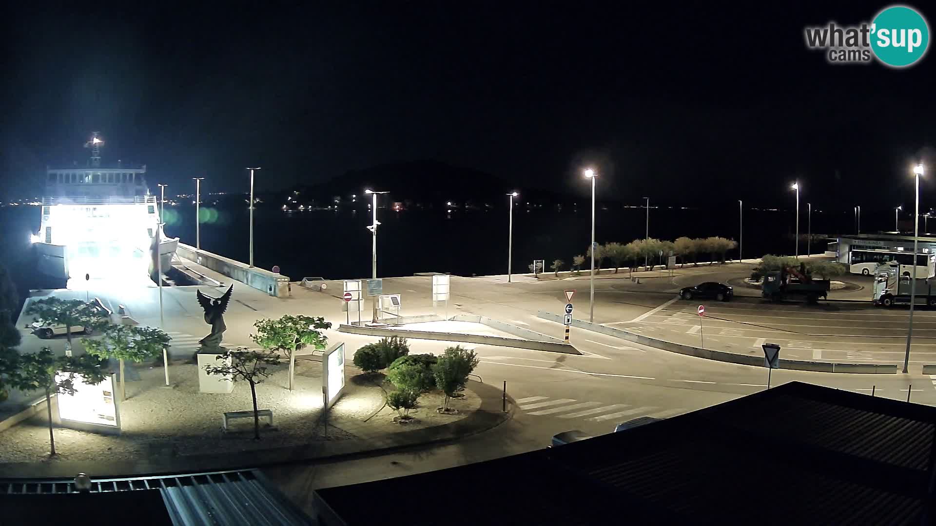 Webcam Ugliano – terminal traghetto da Preko a Zara