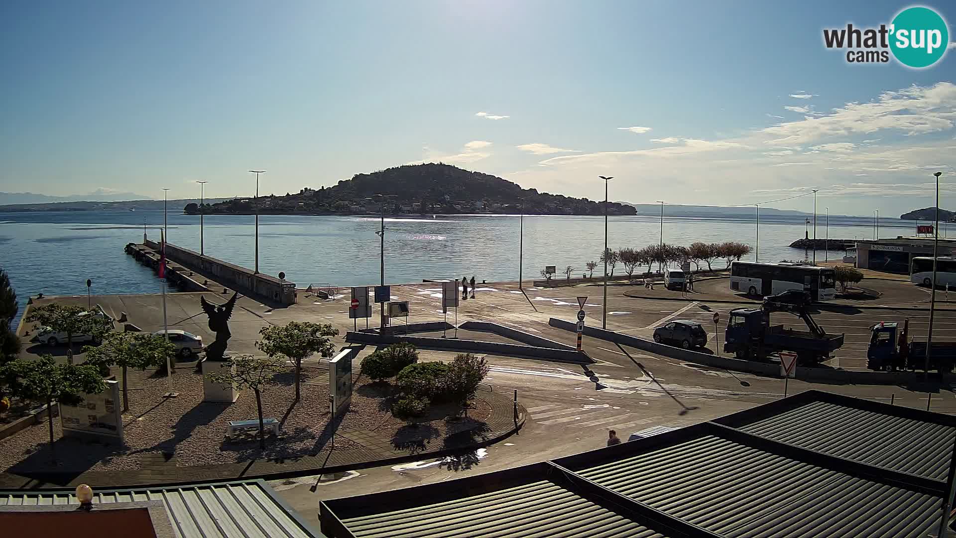 Webcam Ugliano – terminal traghetto da Preko a Zara