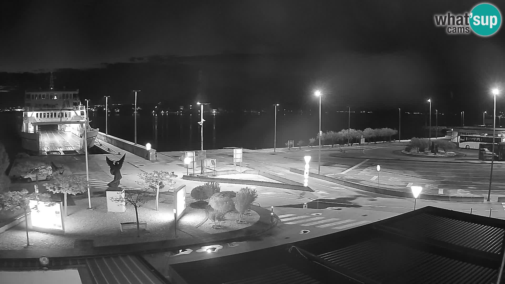 Webcam Ugliano – terminal traghetto da Preko a Zara