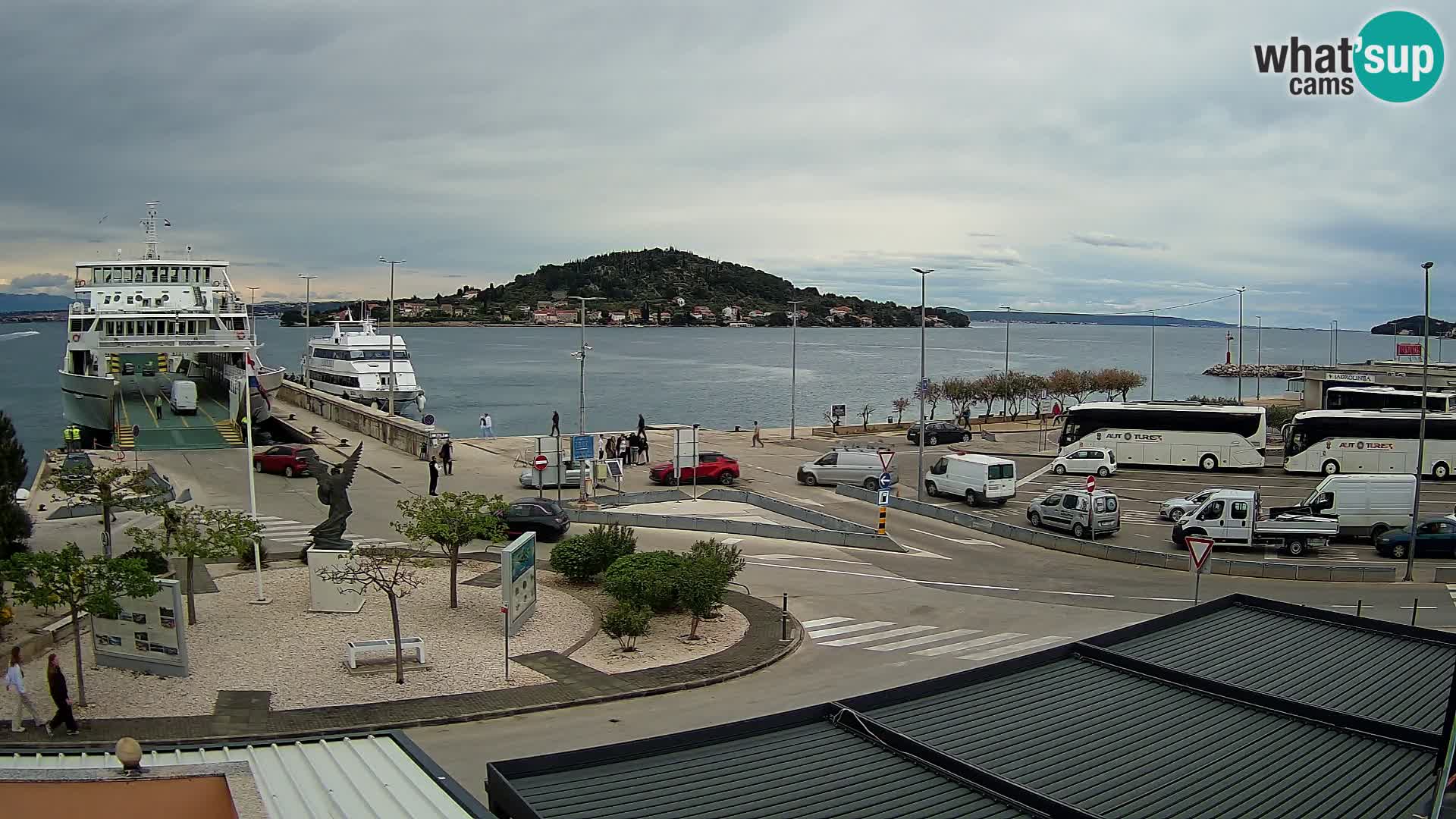 Webcam Ugljan – Preko Ferry to Zadar
