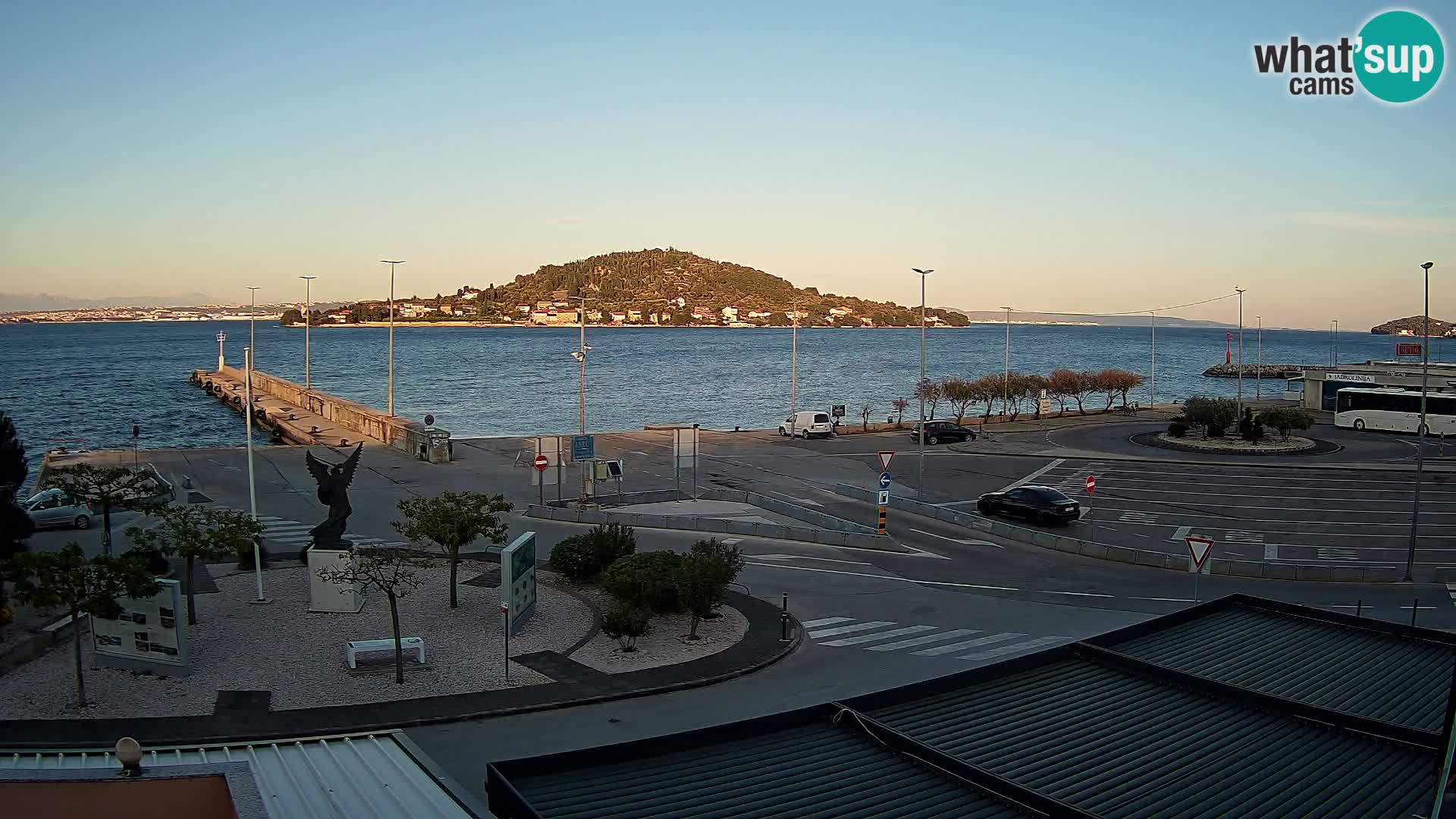 Web kamera Ugljan – Preko trajekt za Zadar