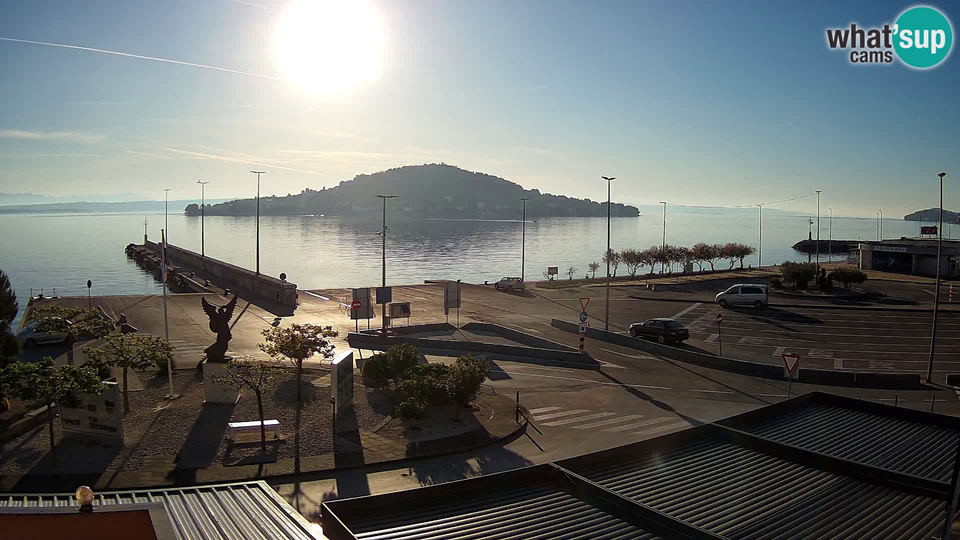 Spletna kamera Ugljan – trajekt Preko – Zadar