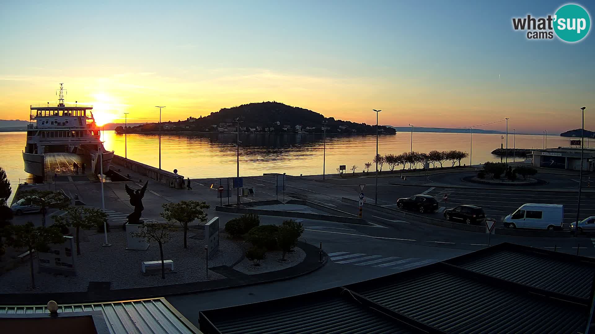 Spletna kamera Ugljan – trajekt Preko – Zadar