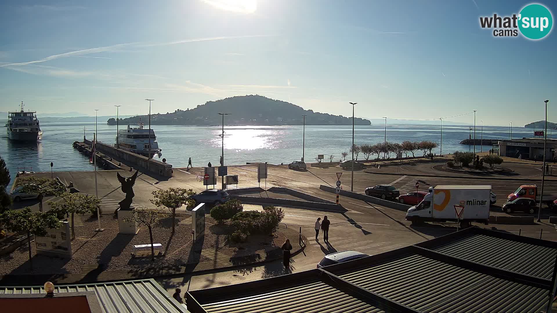 Webcam Ugliano – terminal traghetto da Preko a Zara