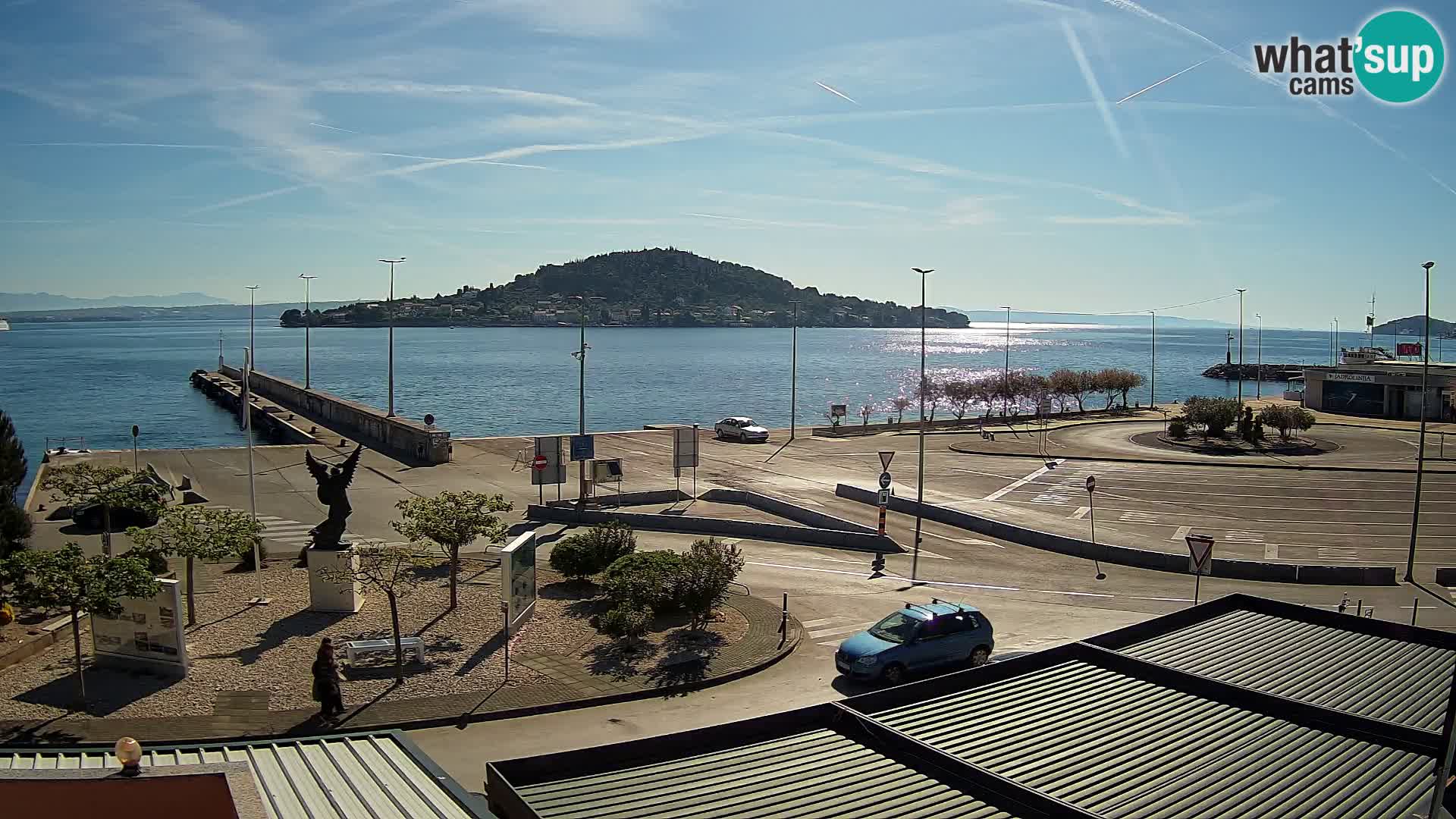 Webcam Ugliano – terminal traghetto da Preko a Zara