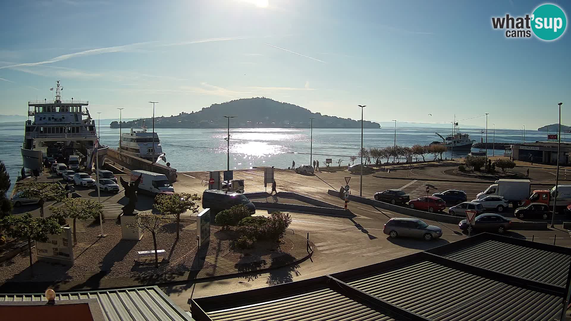 Spletna kamera Ugljan – trajekt Preko – Zadar