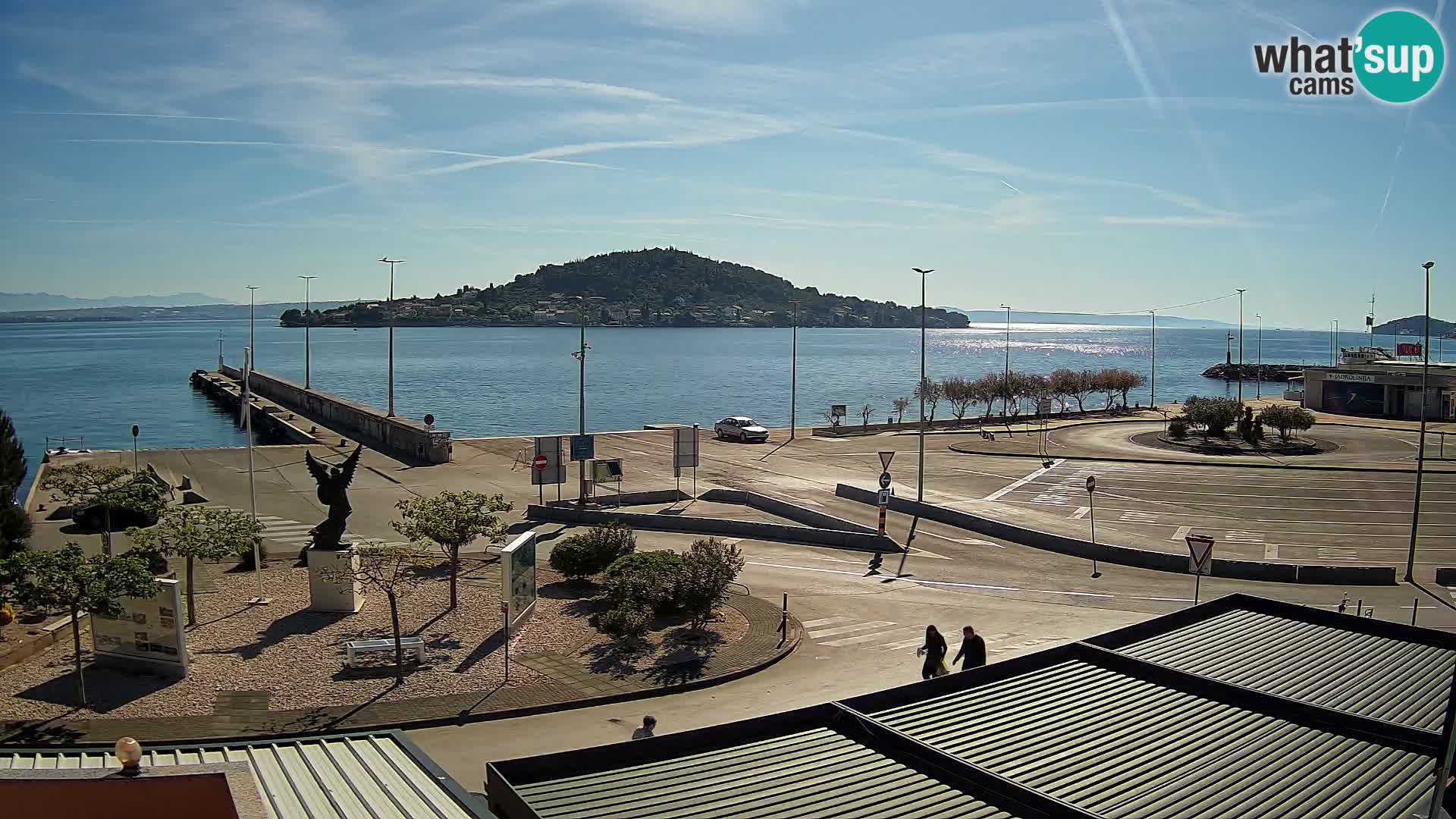 Webcam Ugliano – terminal traghetto da Preko a Zara