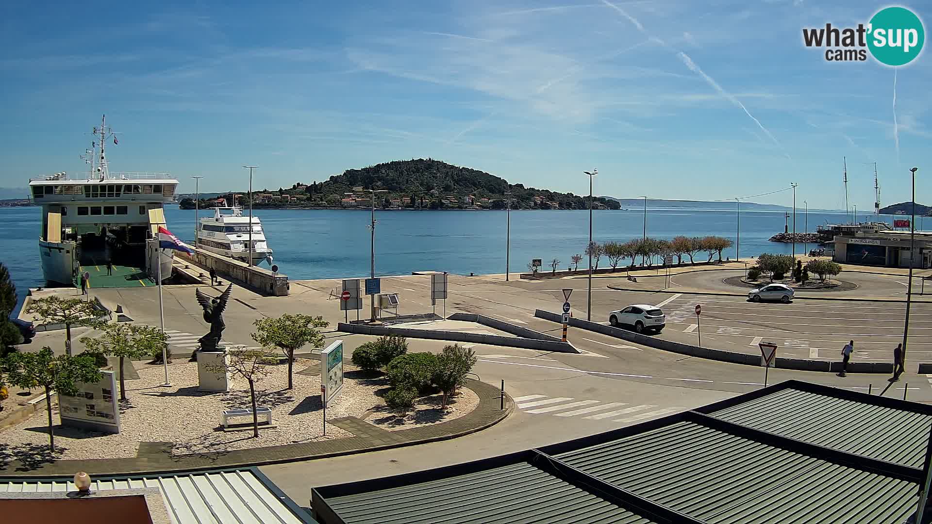 Webcam Ugliano – terminal traghetto da Preko a Zara