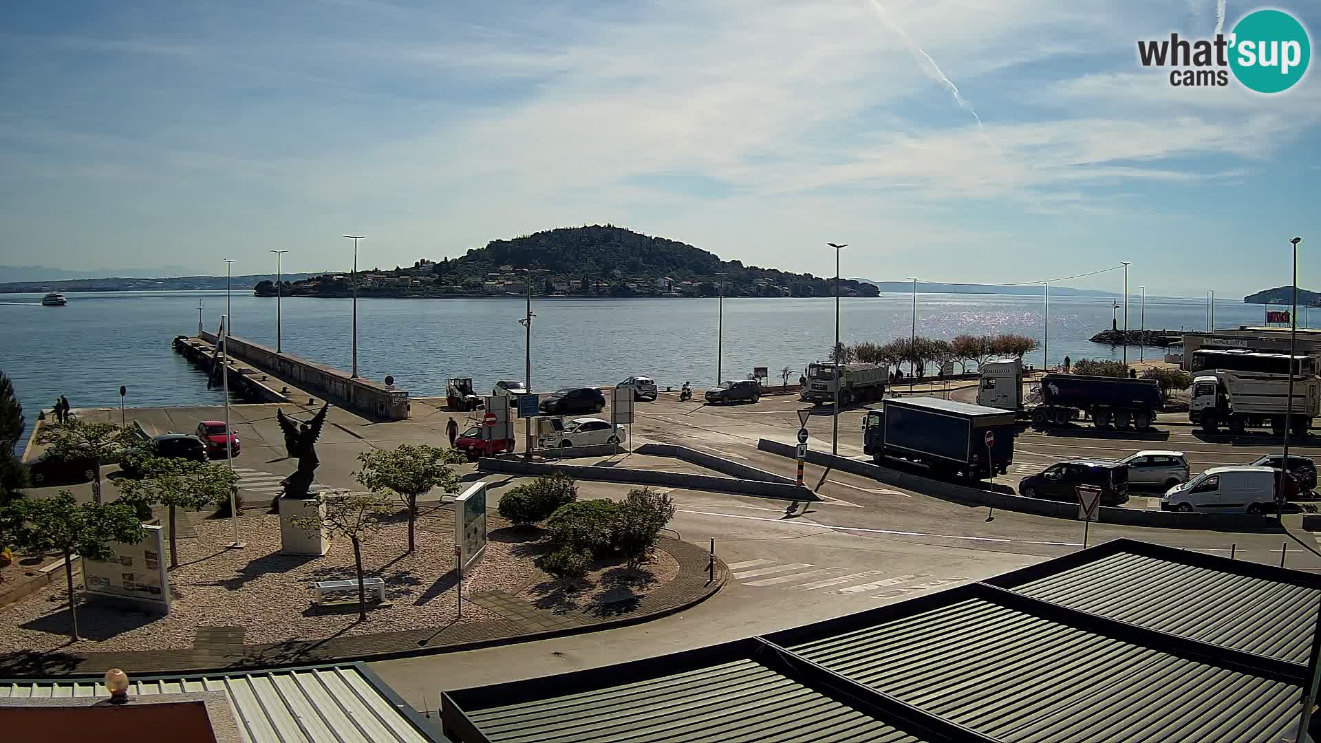 Spletna kamera Ugljan – trajekt Preko – Zadar