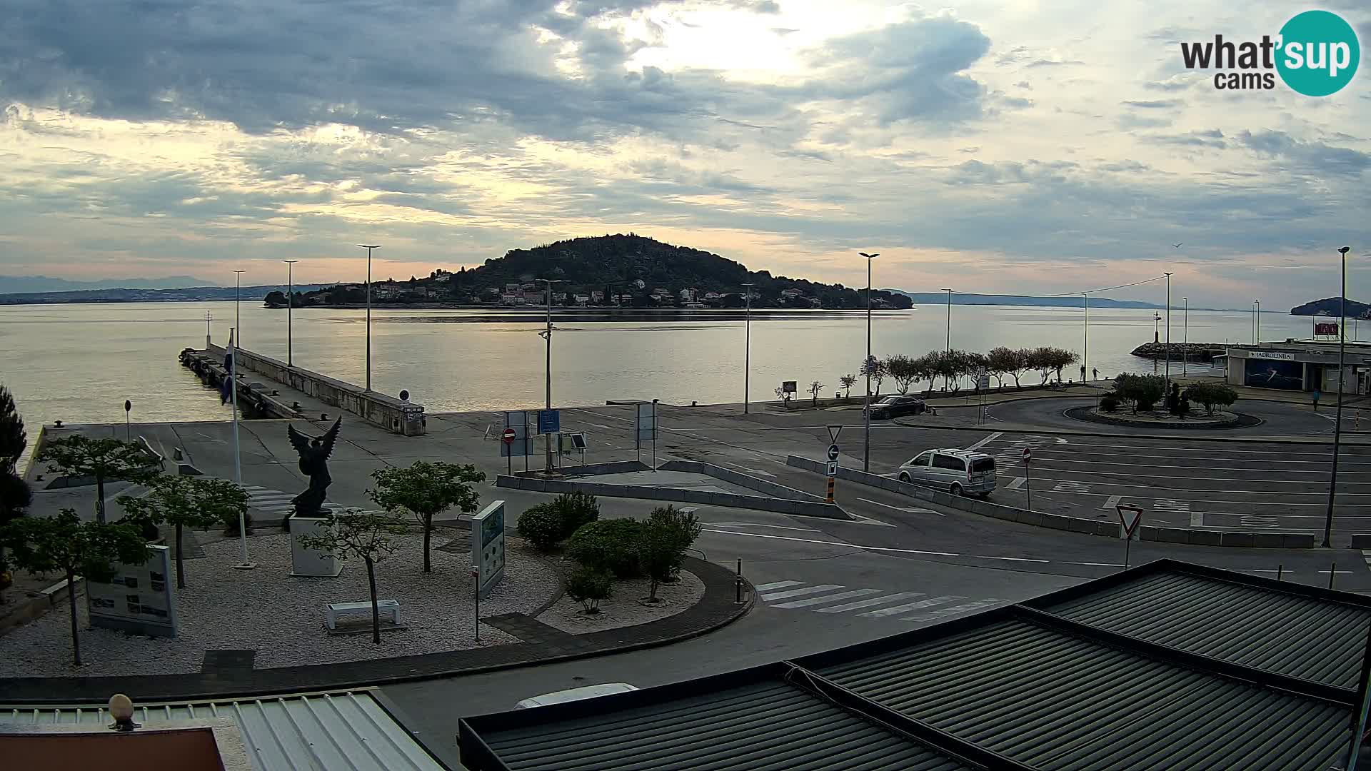 Web kamera Ugljan – Preko trajekt za Zadar