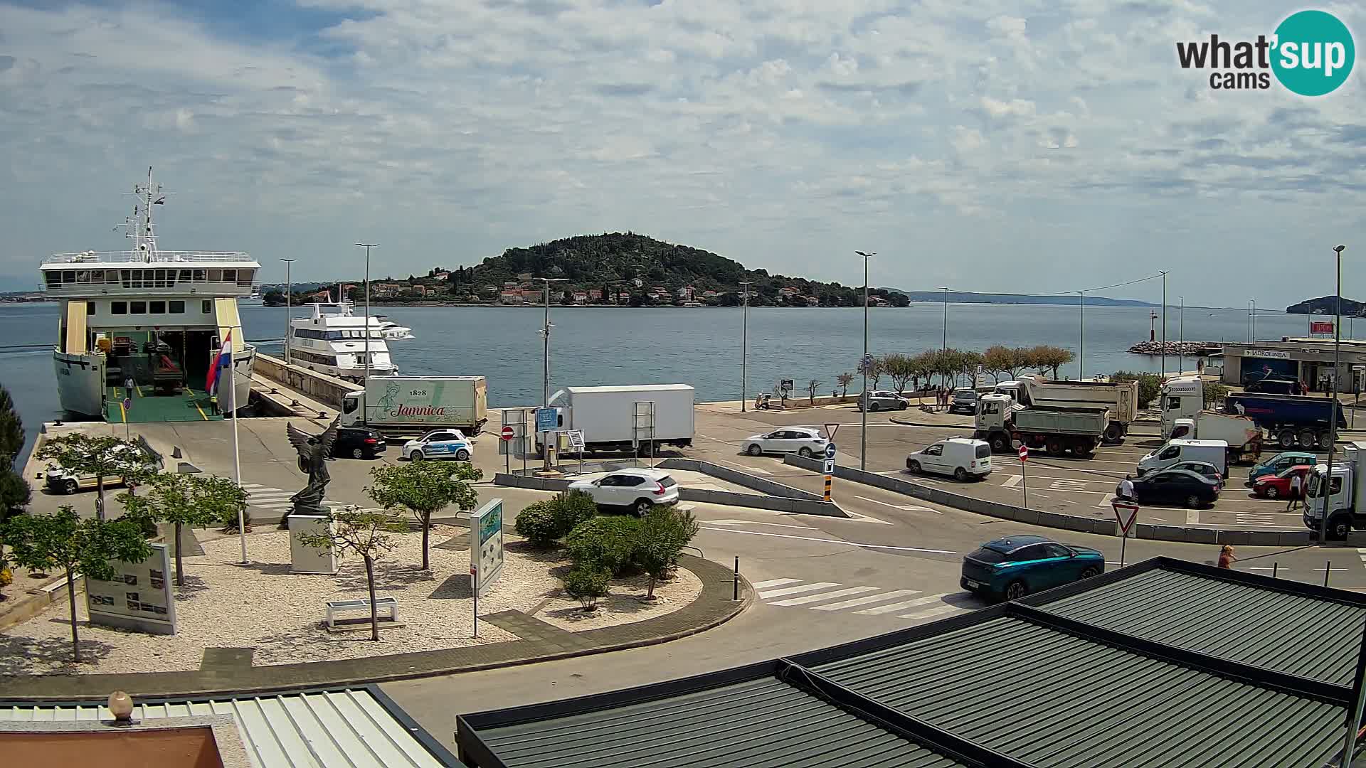 Webcam Ugljan – Preko Ferry to Zadar